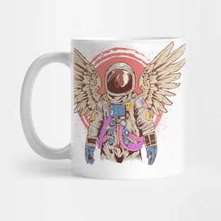 Colorful Astronaut with Wings Mug